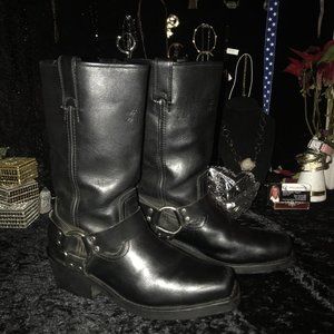 HARLEY-DAVIDSON BOWDEN MEN'S BIKER BOOTS  SZ 8.5